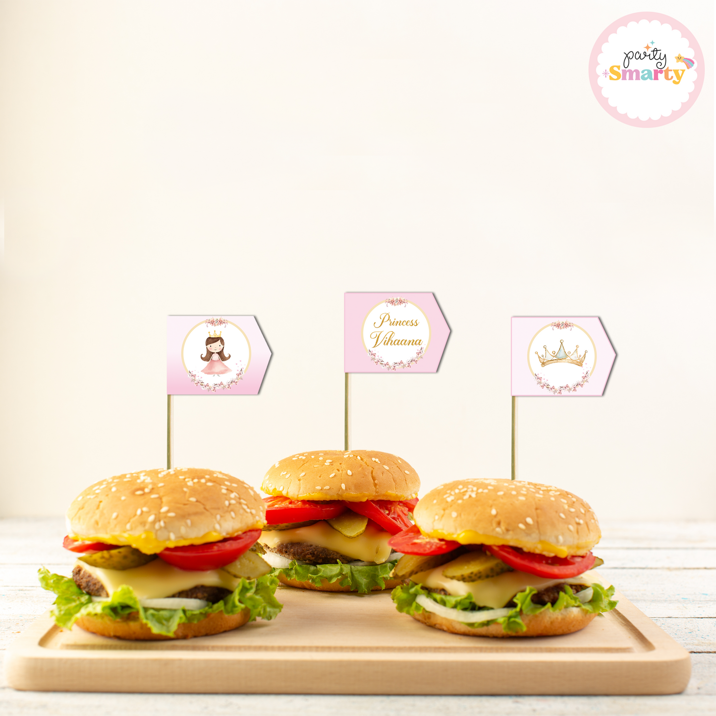 Princess Flag Picks - Set of 10