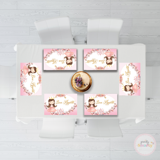 Princess Table Mats - Set of 6
