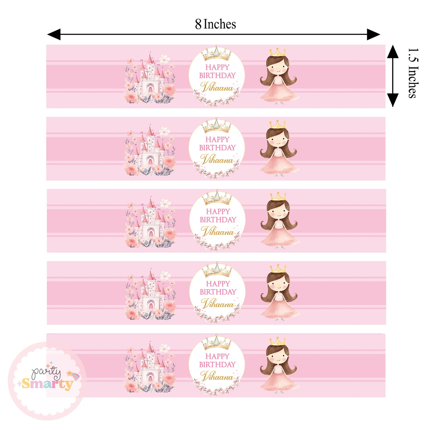 Princess Wrist Bands - Set of 10