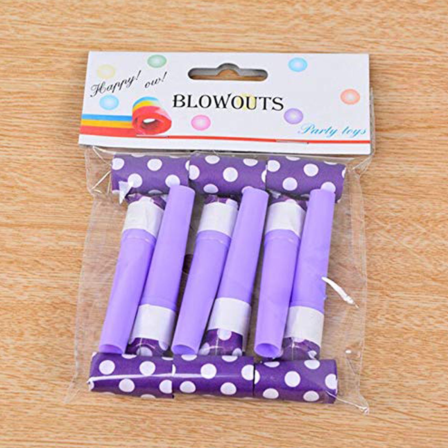 Whistle Blowouts Purple (Set of 10)