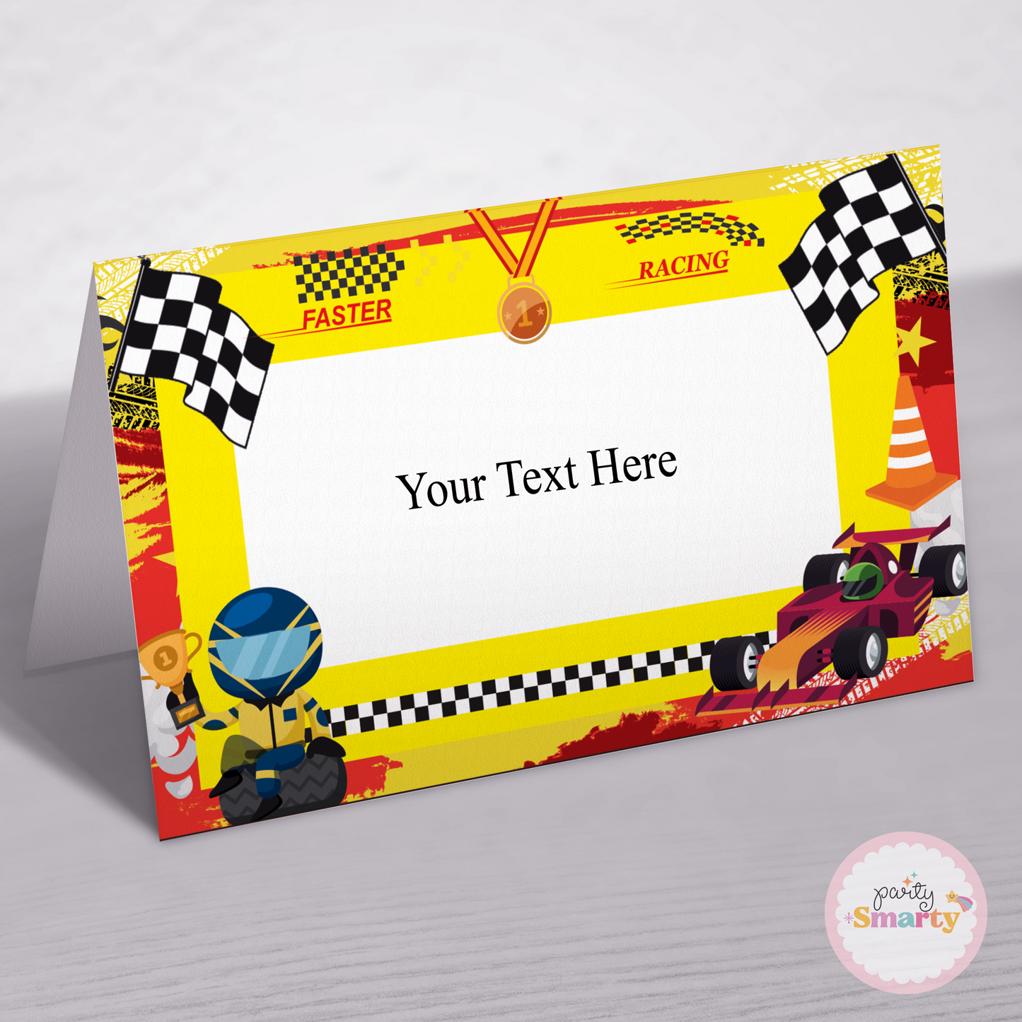 Race Car Food Tags - Set of 12