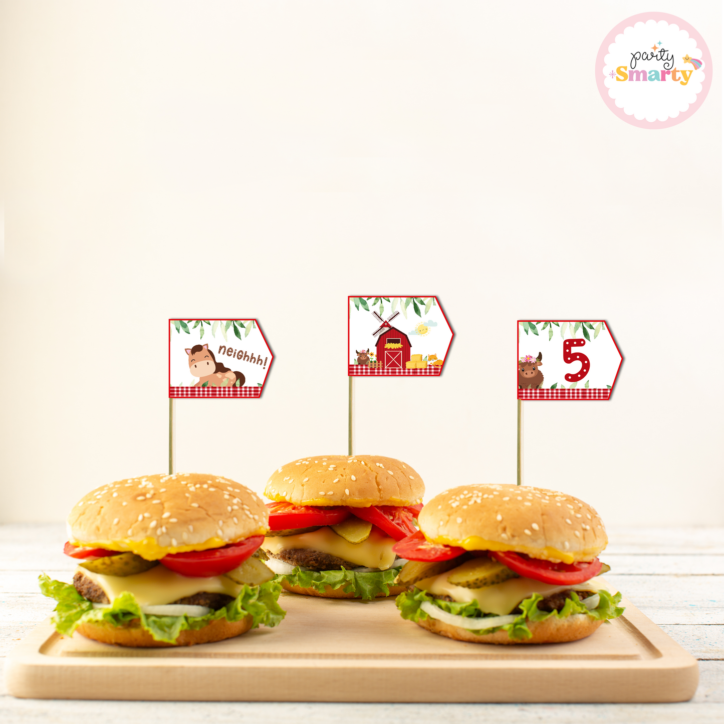 Barnyard Flag Picks - Set of 10