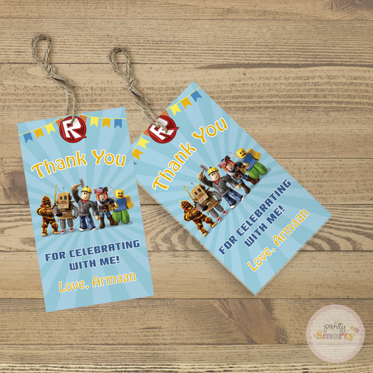 Roblox Thank You Tags - Set of 22