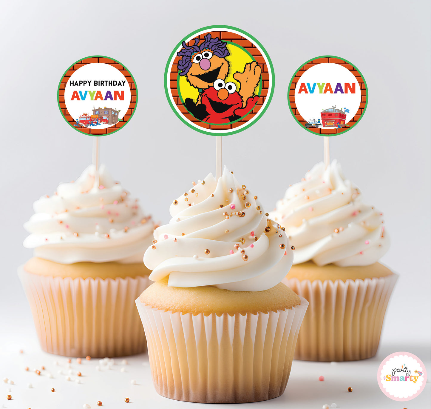 Sesame Street Cupcake Toppers (Set Of 12)