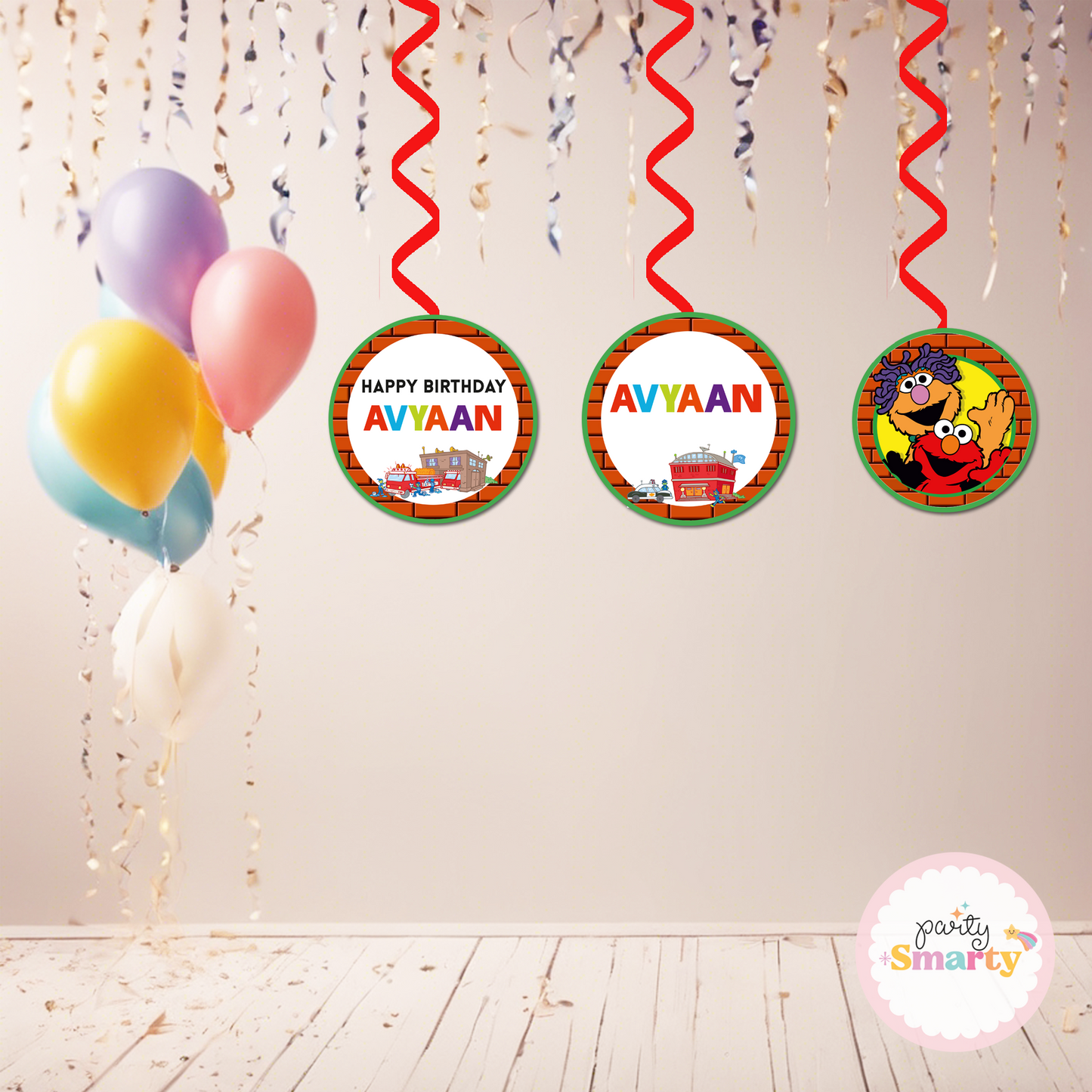 Sesame Street Danglers - Set of 6