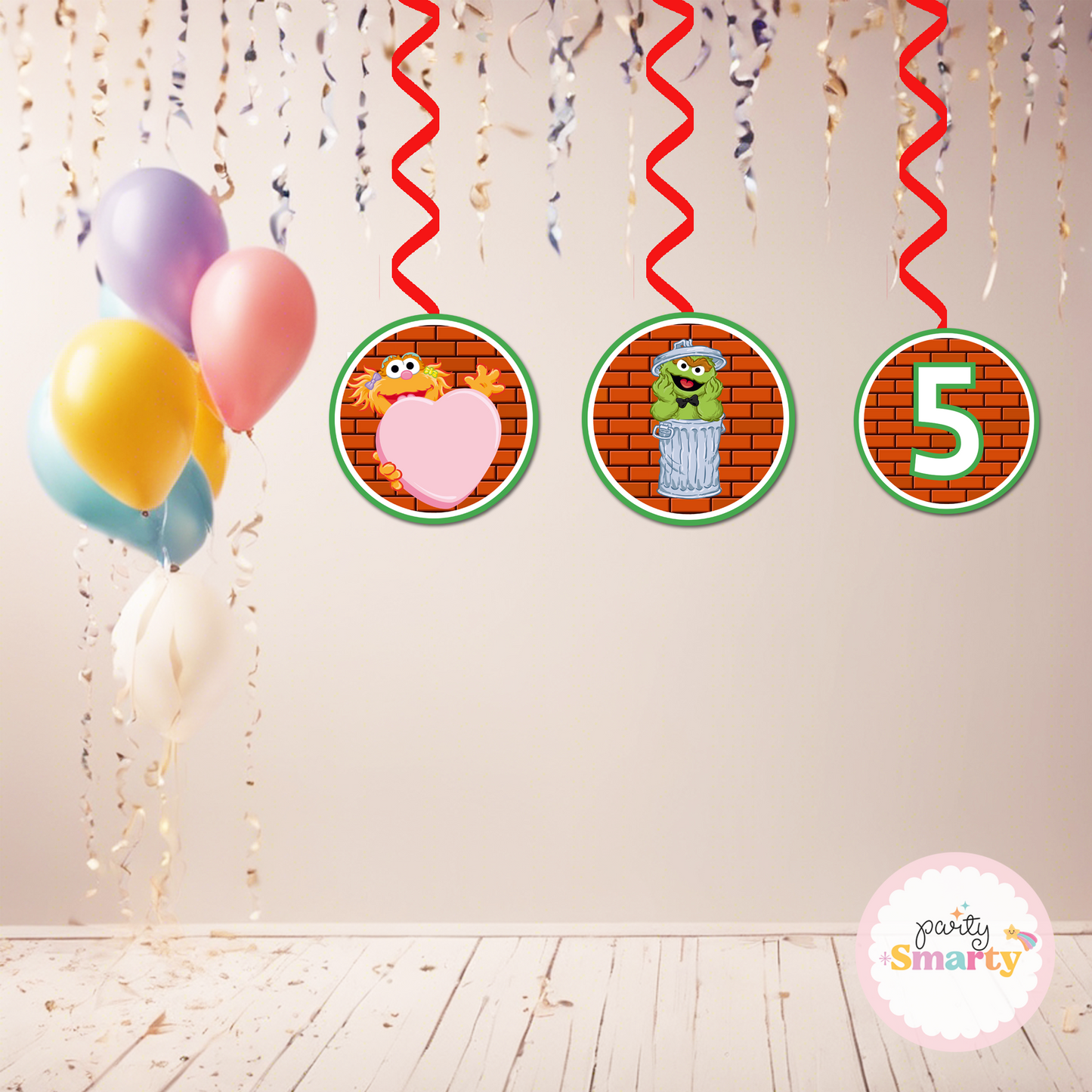 Sesame Street Danglers - Set of 6