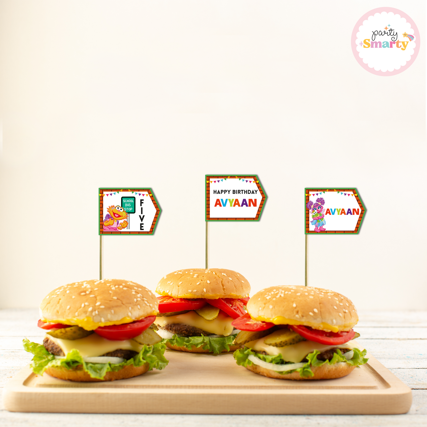 Sesame Street Flag Picks - Set of 10