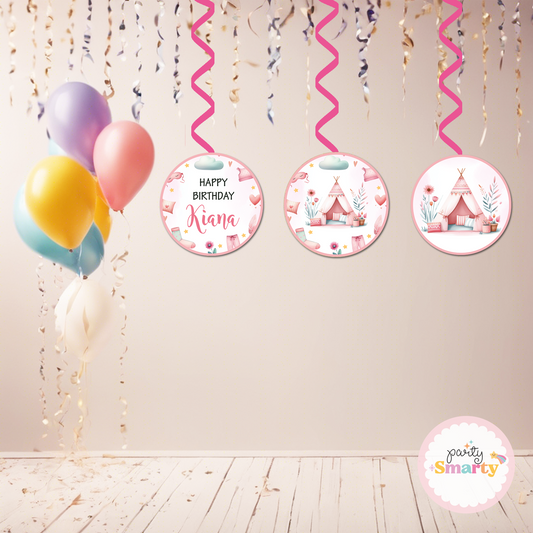 Sleepover Party Danglers - Set of 6