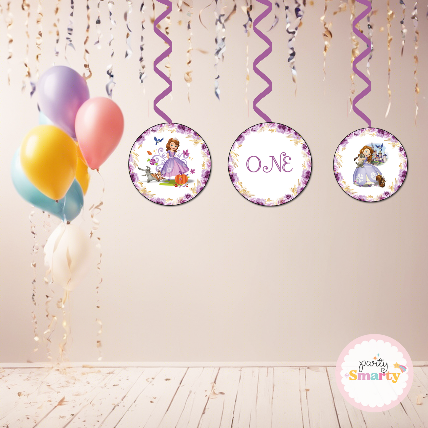 Sofia The First Danglers - Set of 6