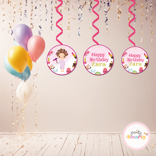 Spa Party Danglers - Set of 6