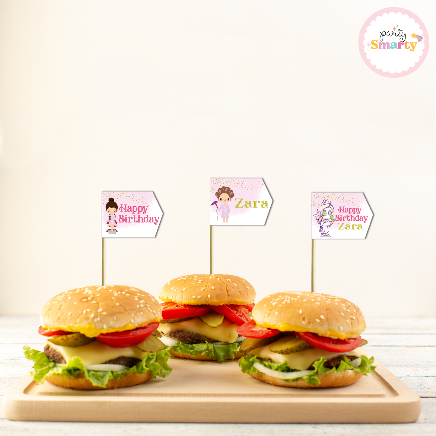 Spa Party Flag Picks - Set of 10