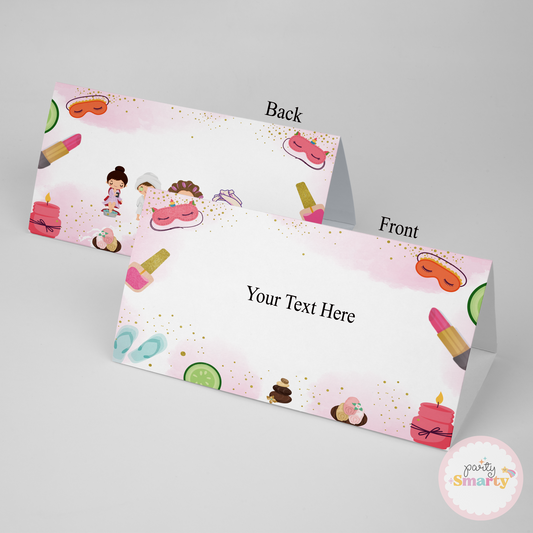 Spa Party Food Tags - Set of 12