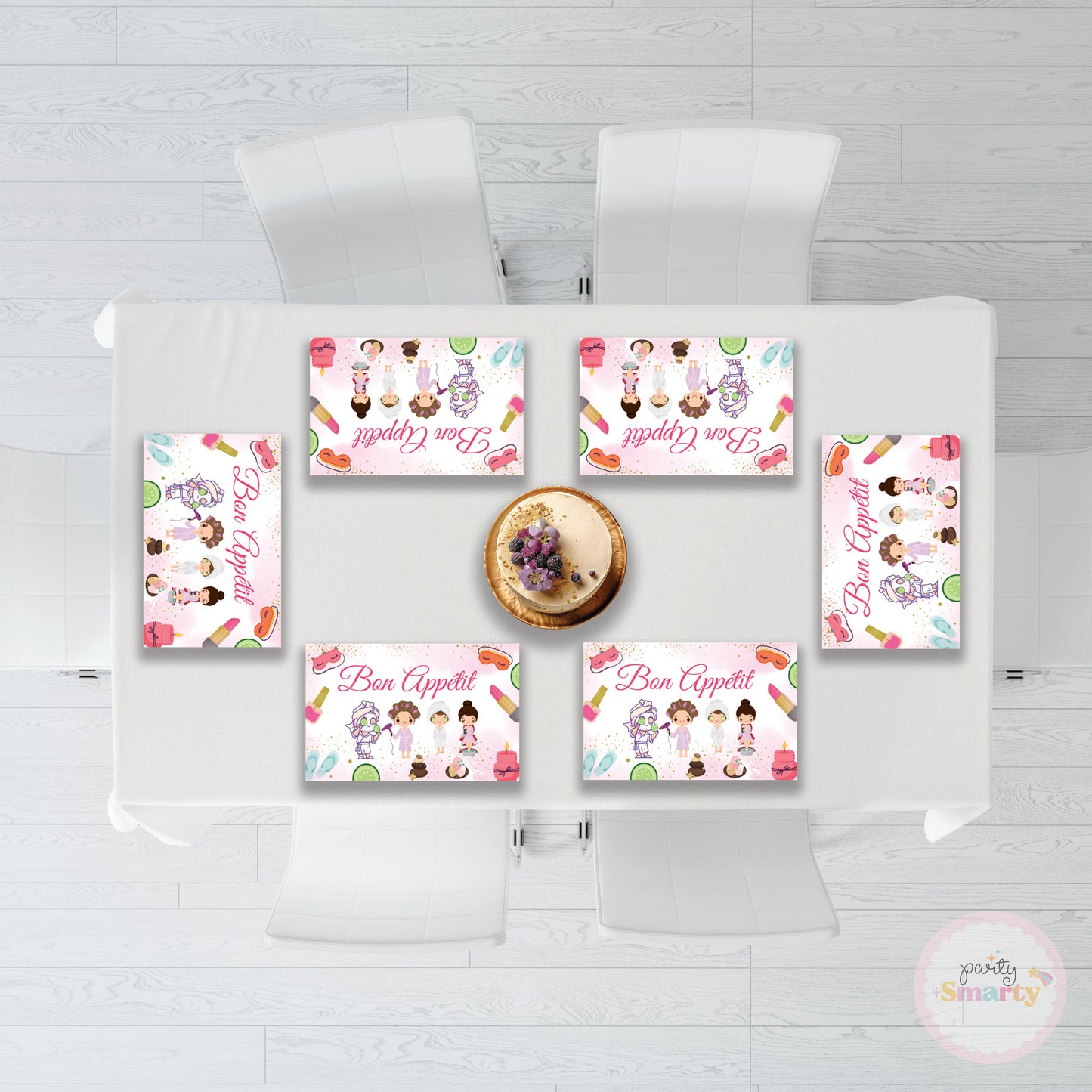 Spa Party Table Mats - Set of 6