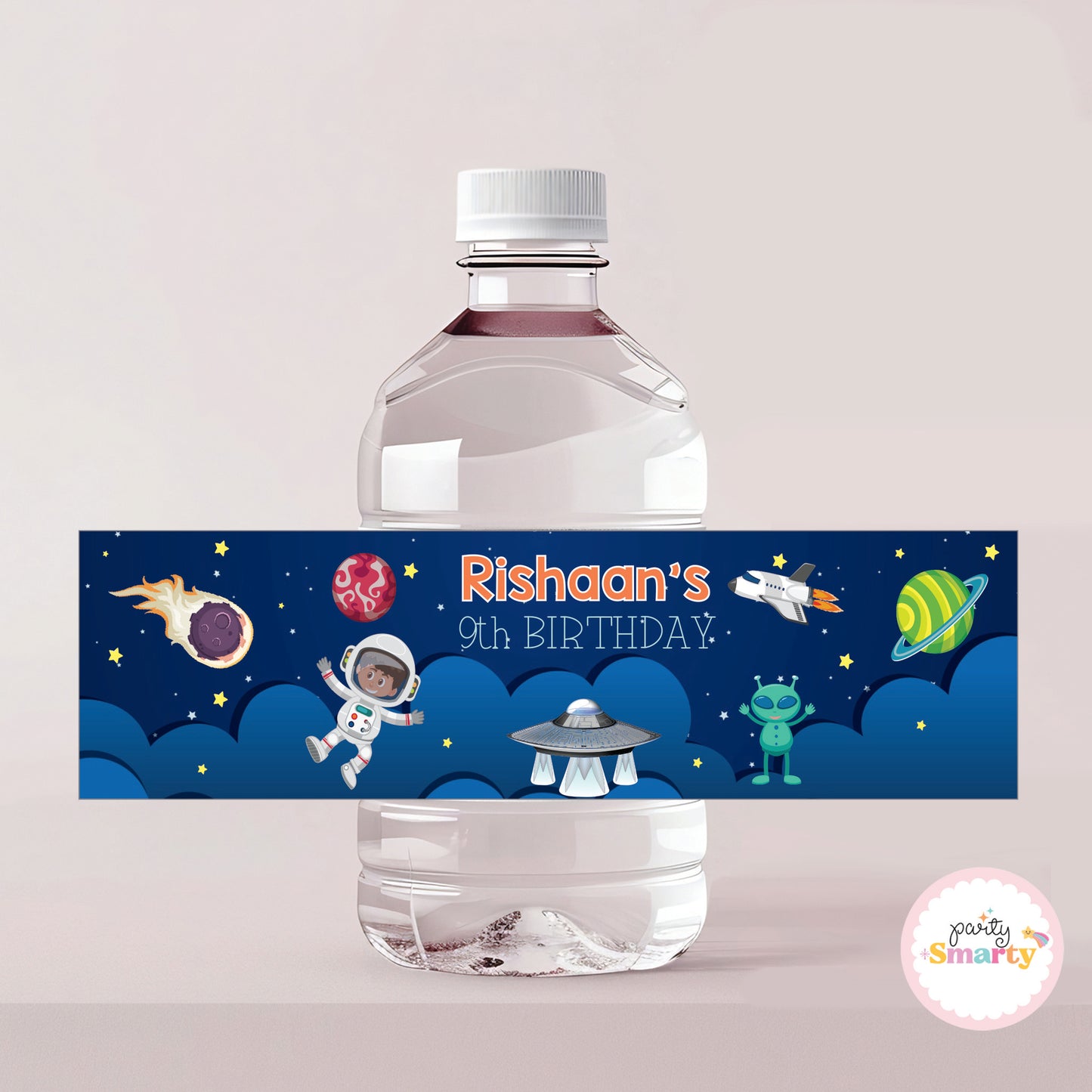 Space Bottle Labels - Set of 10
