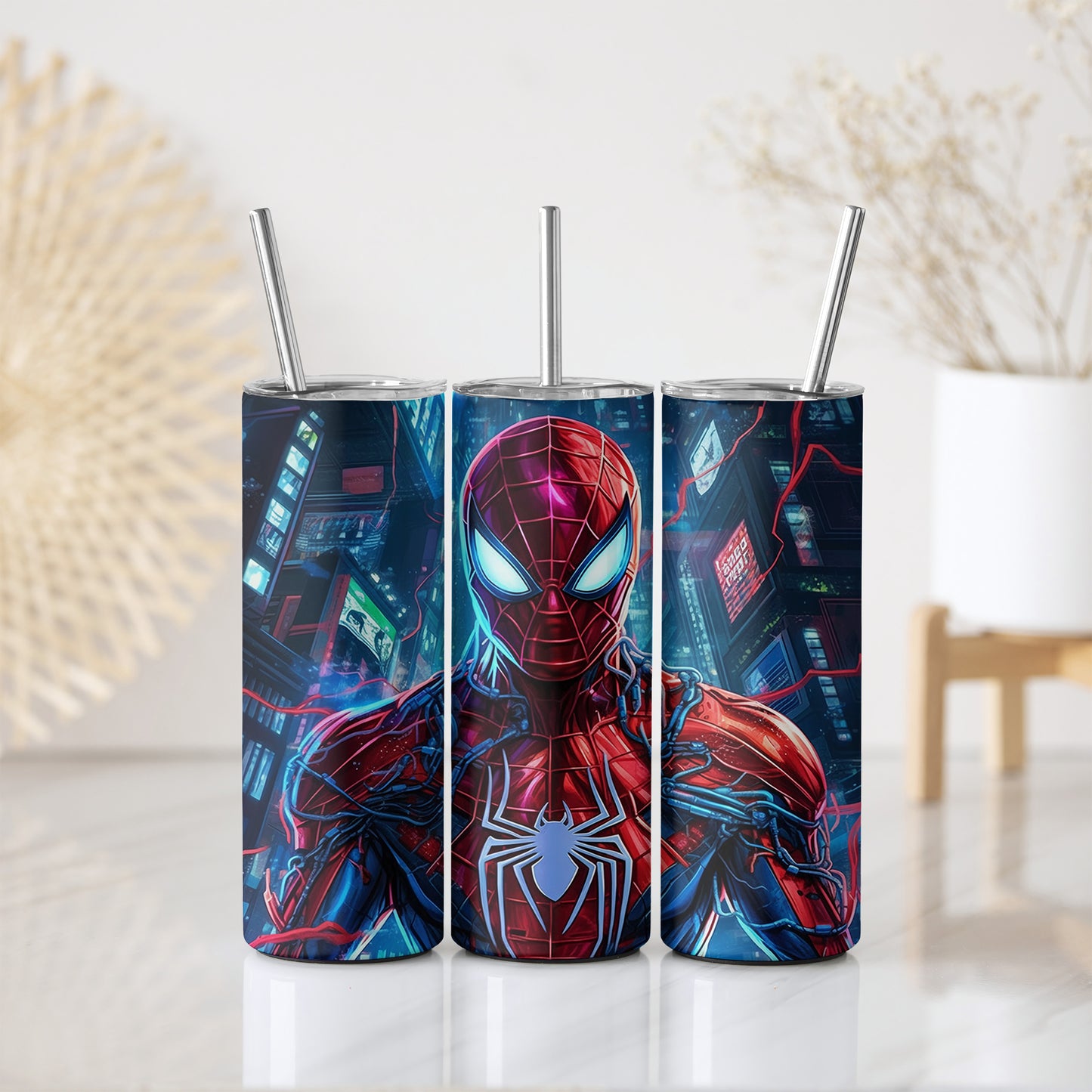 Spiderman 2 Skinny Tumbler