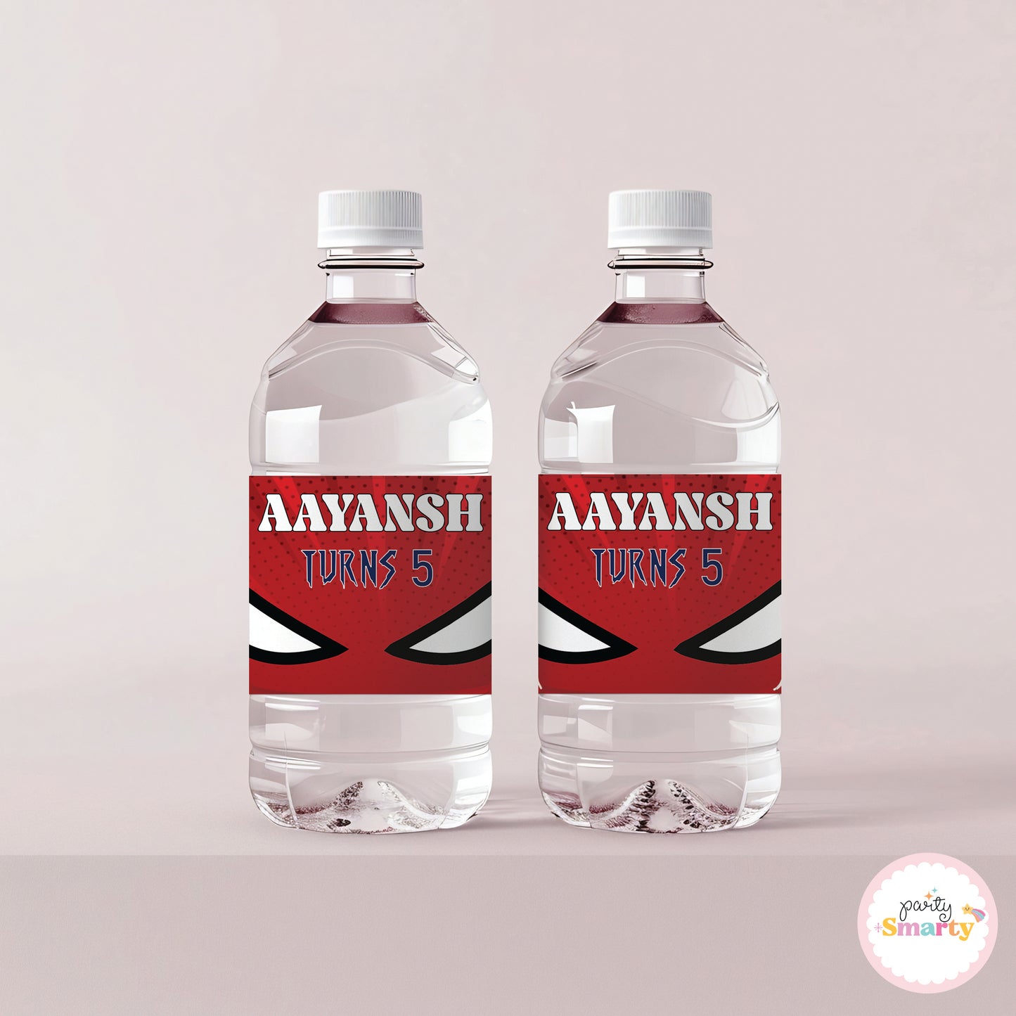 Spiderman Bottle Labels - Set of 10