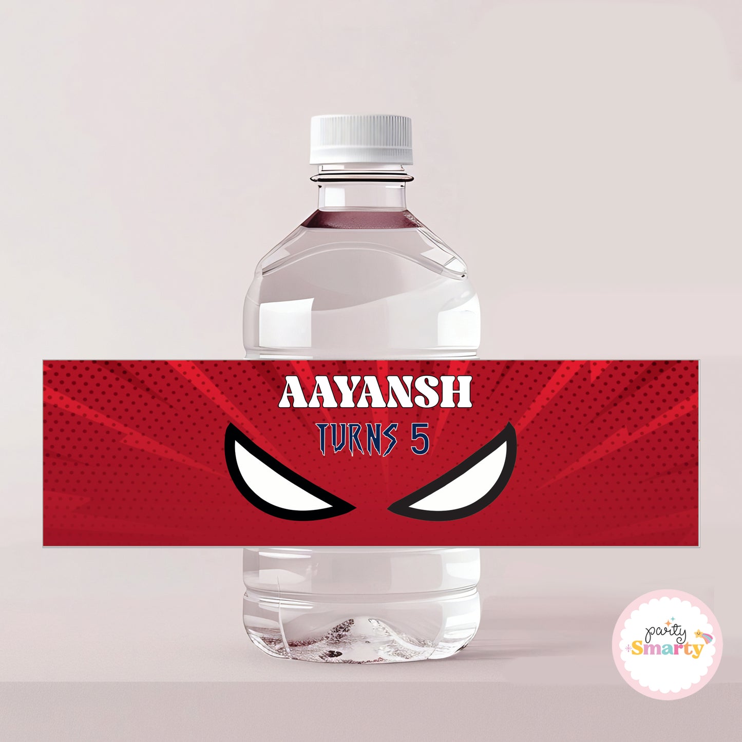 Spiderman Bottle Labels - Set of 10