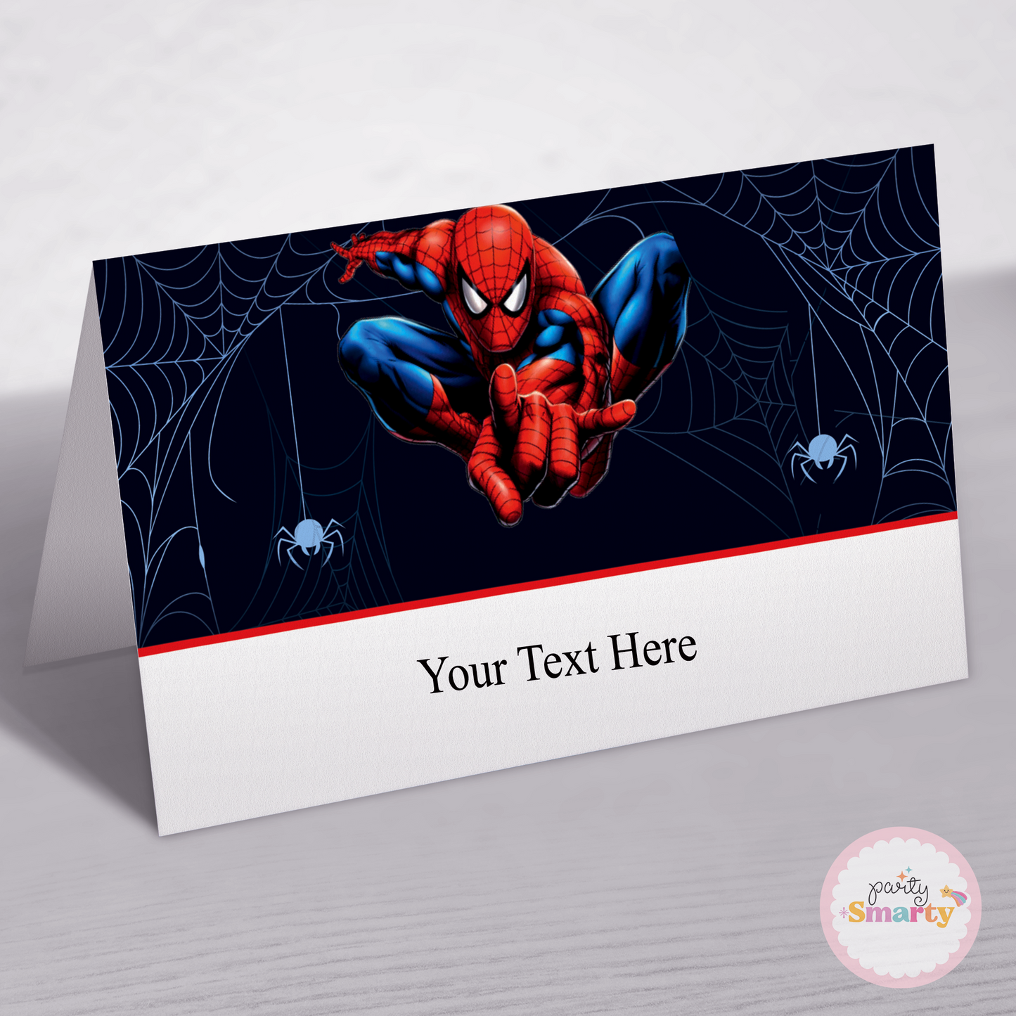Spiderman Food Tags - Set of 12