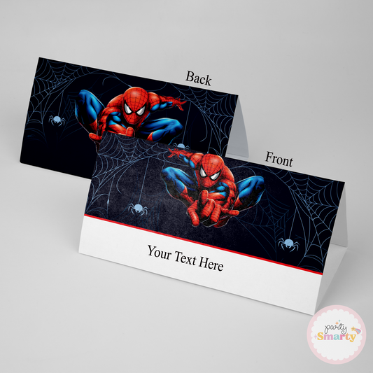 Spiderman Food Tags - Set of 12