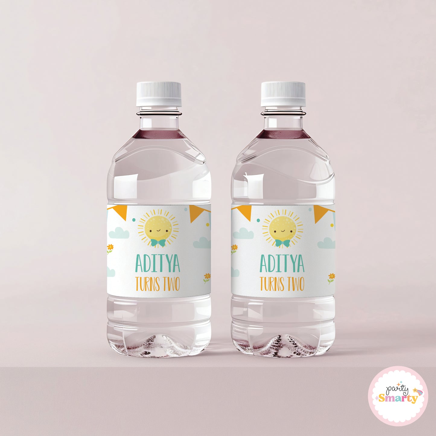 Sunshine Boy Bottle Labels - Set of 10