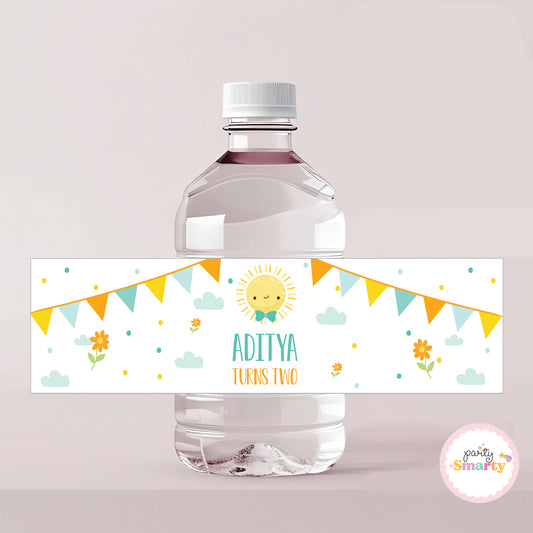Sunshine Boy Bottle Labels - Set of 10