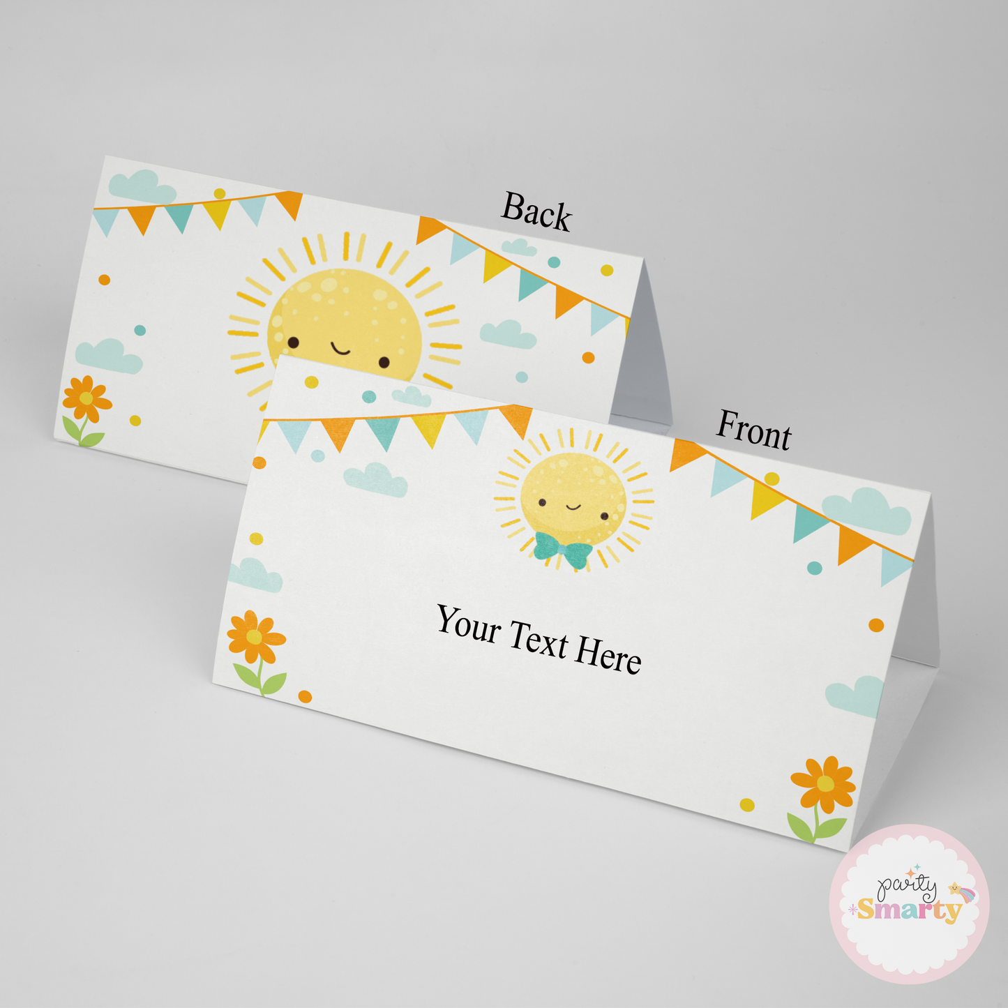 Sunshine Boy Food Tags - Set of 12