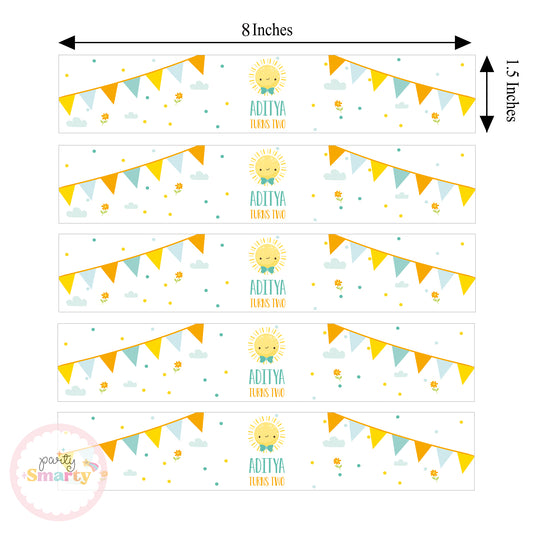 Sunshine Boy Wrist Bands - Set of 10