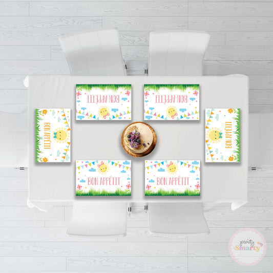 Sunshine Girl Table Mats - Set of 6