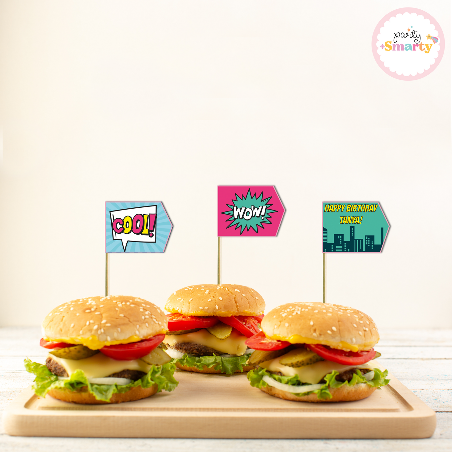 Super Girl Flag Picks - Set of 10