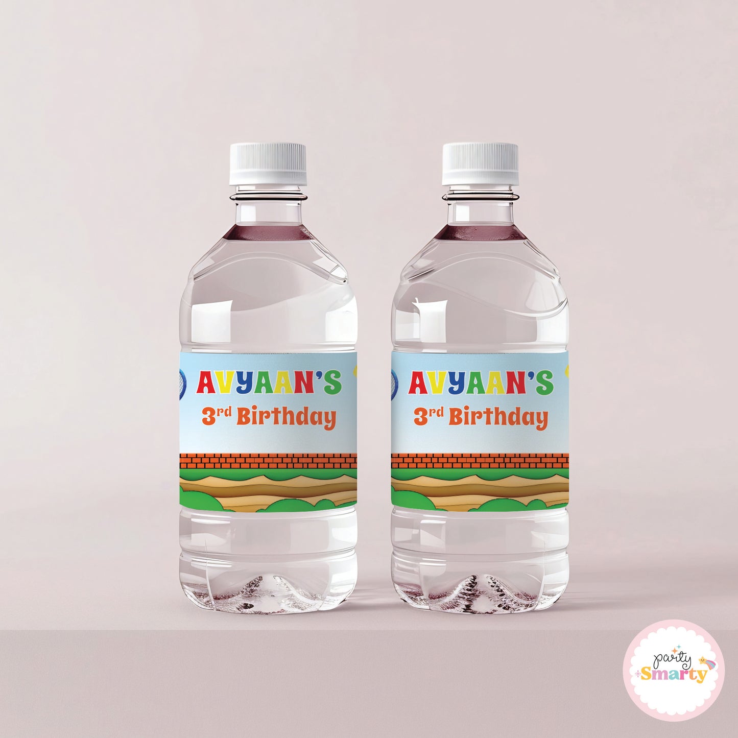 Super Mario Bottle Labels - Set of 10