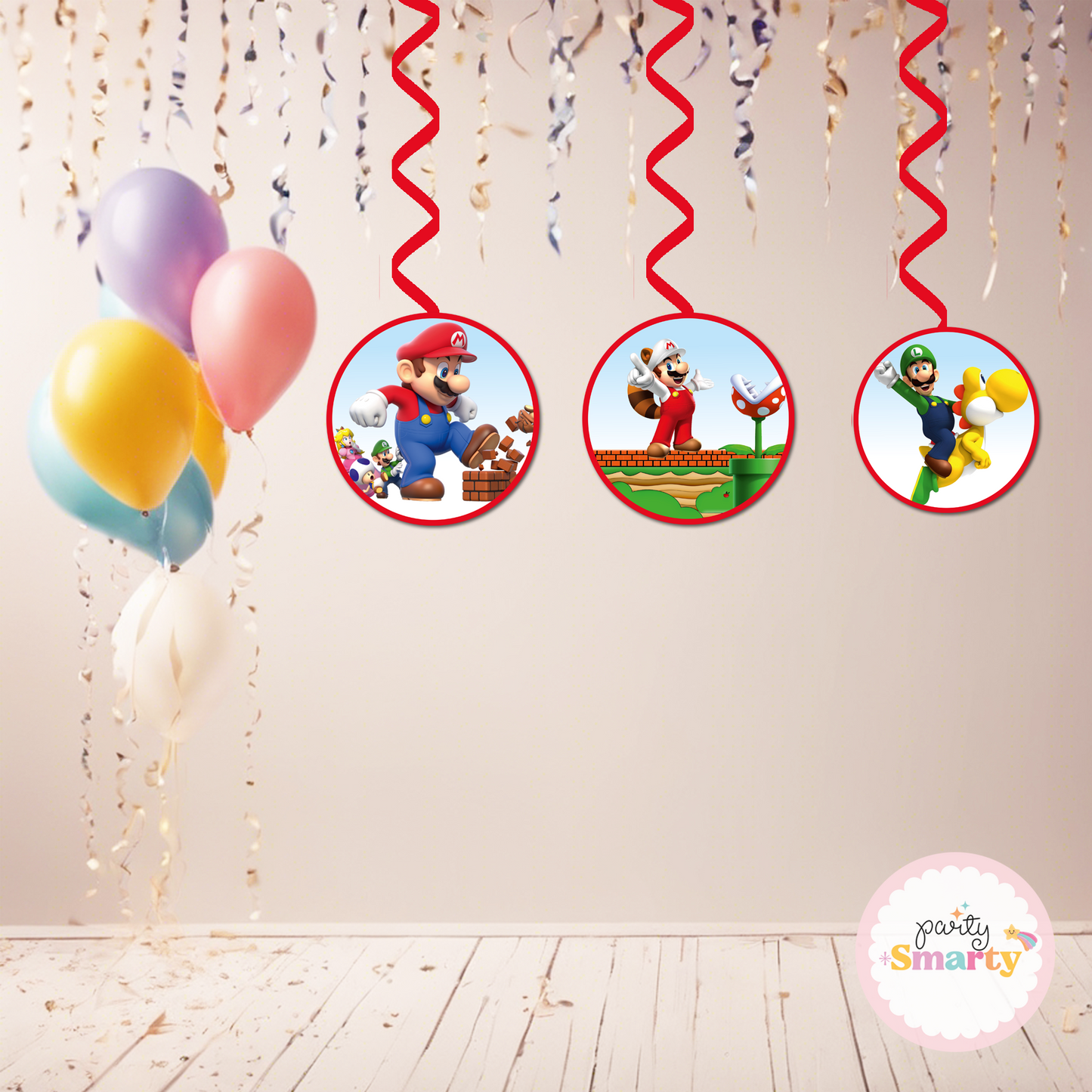 Super Mario Danglers - Set of 6