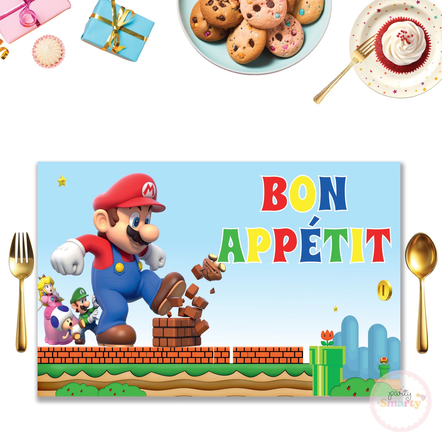 Super Mario Table Mats - Set of 6