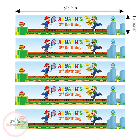Super Mario Wrist Bands - Set of 10