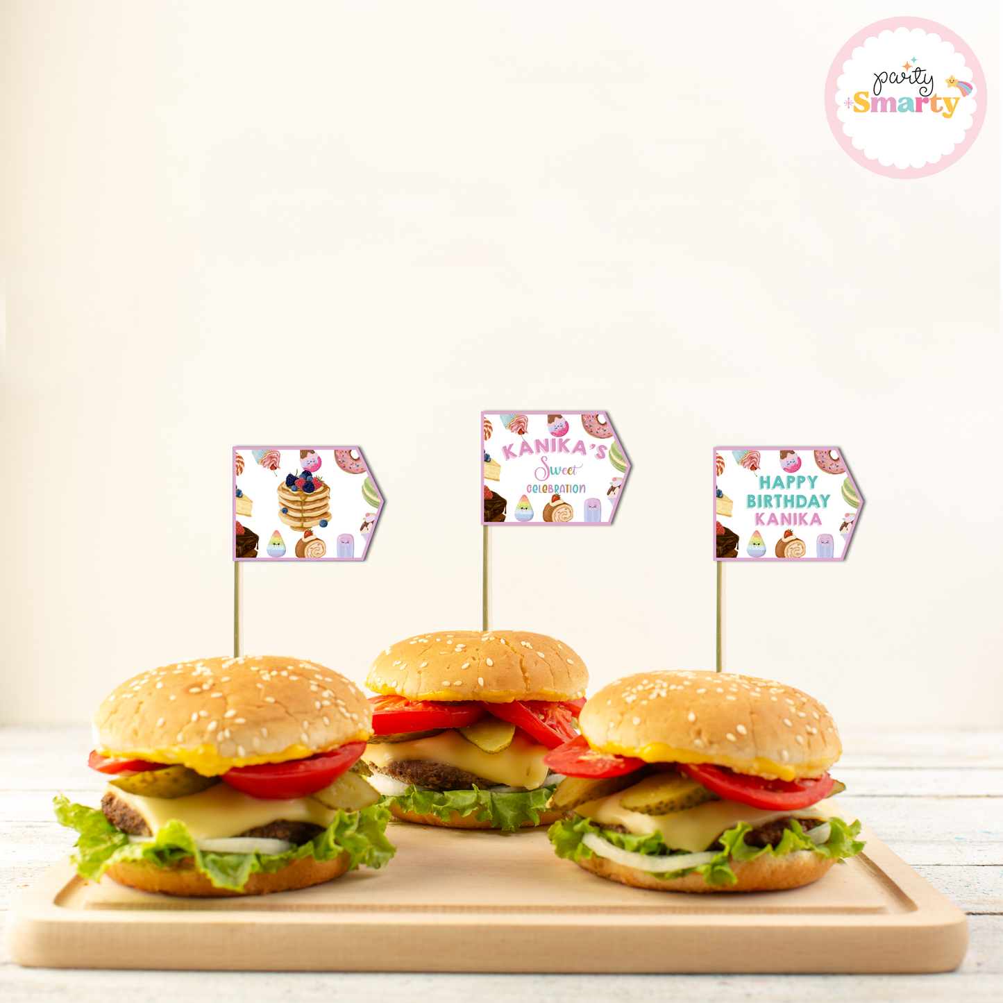 Sweet Treat Flag Picks - Set of 10