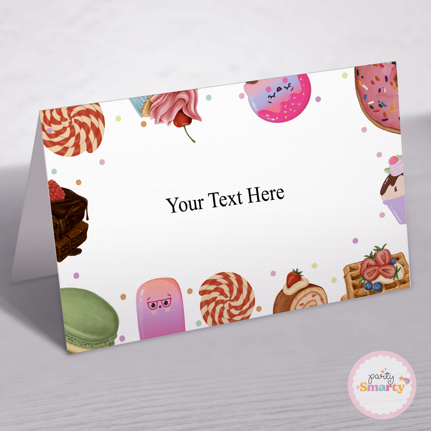 Sweet Treat Food Tags - Set of 12