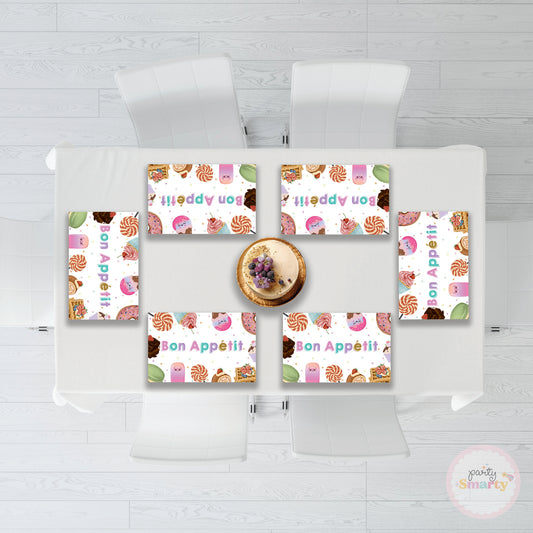 Sweet Treat Table Mats - Set of 6