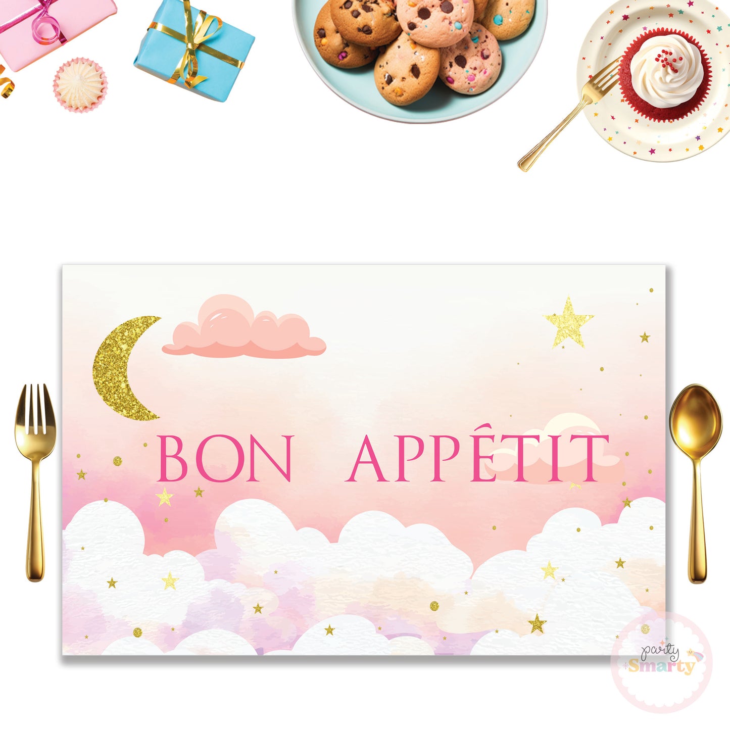 Twinkle Star Pink Table Mat