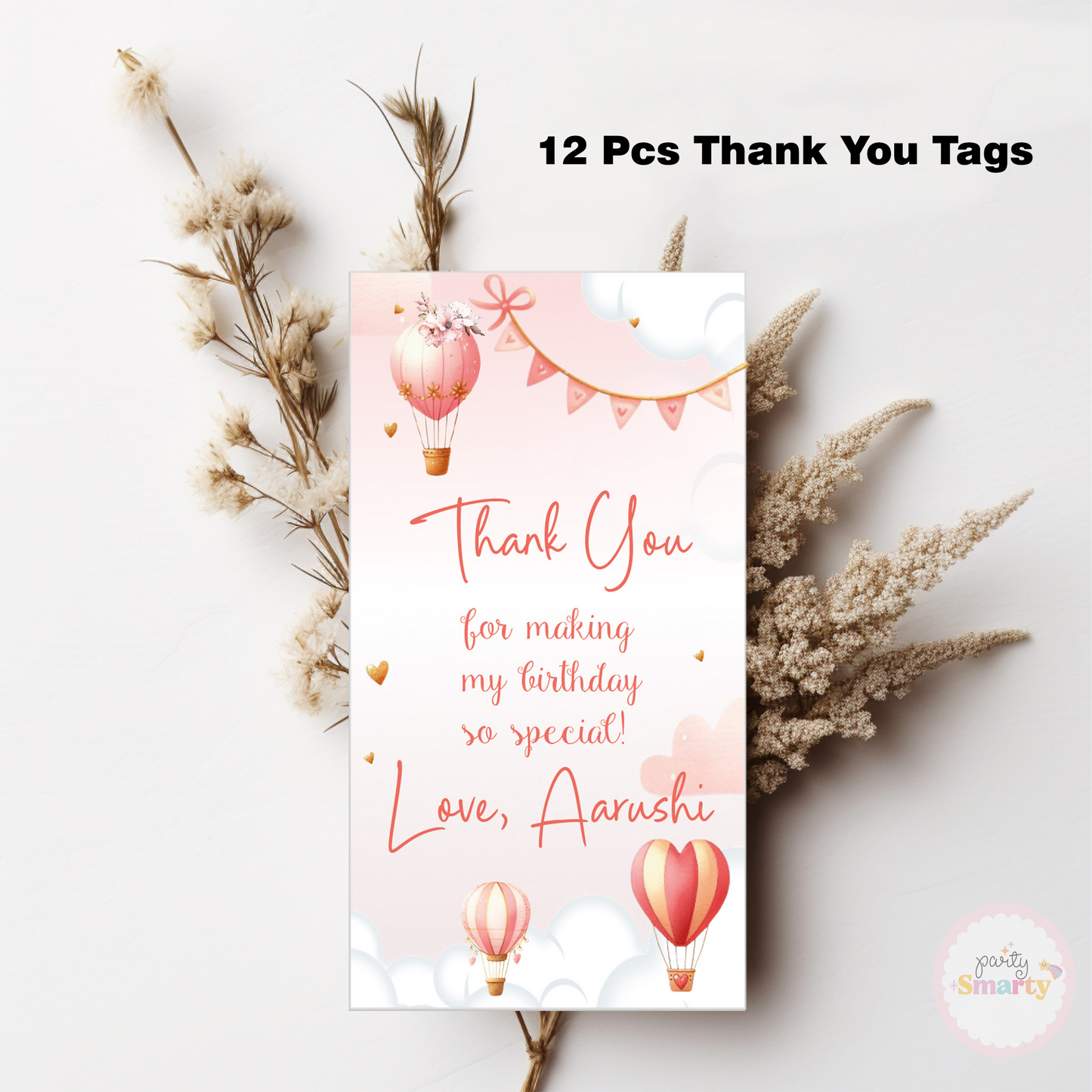 Hot Air Balloon Pink Smarty Saver 90 Piece Combo