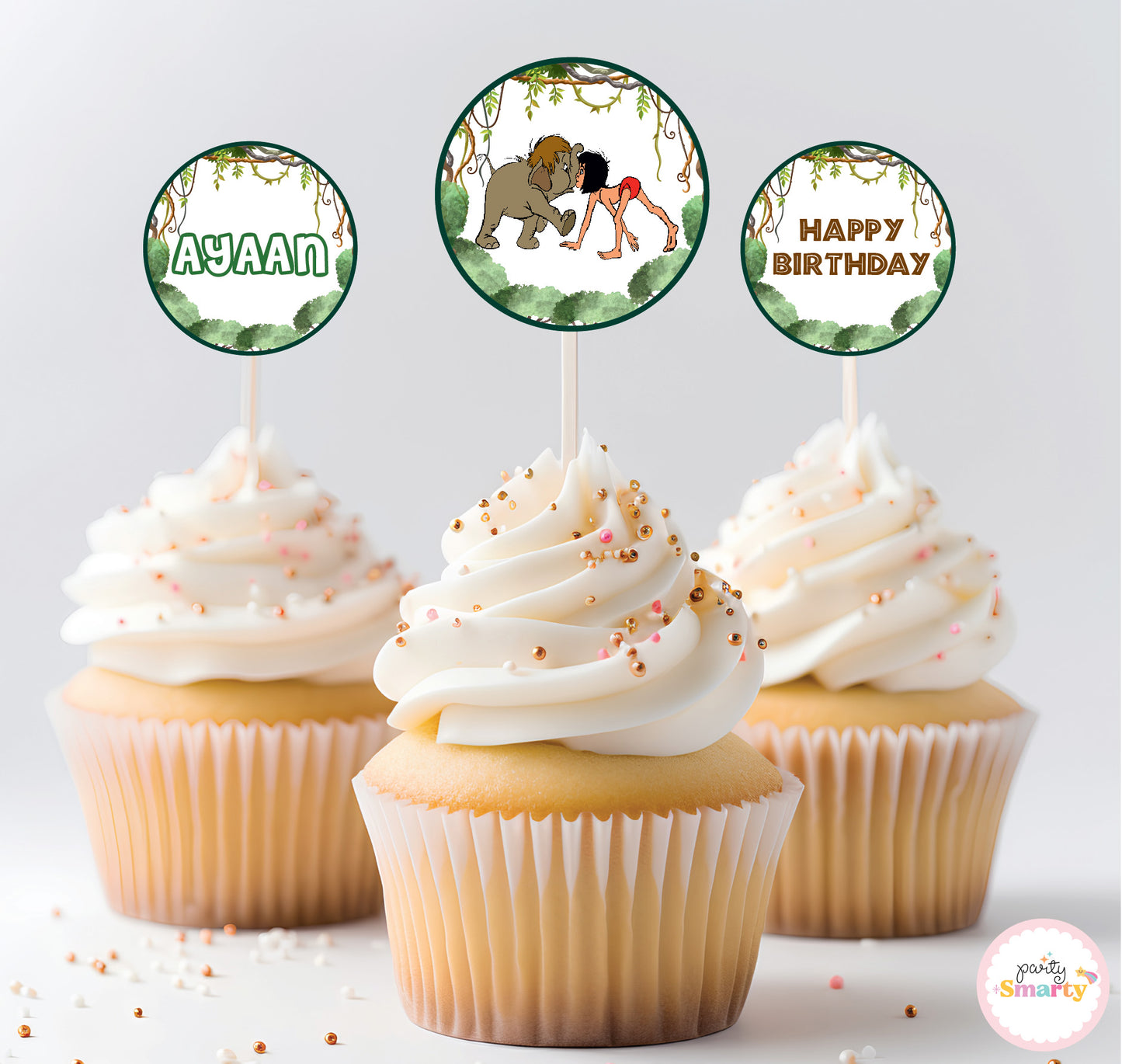 The Jungle Book Cupcake Toppers (Set Of 12)