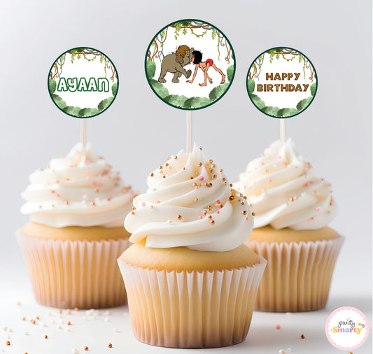 The Jungle Book Cupcake Toppers (Set Of 12)