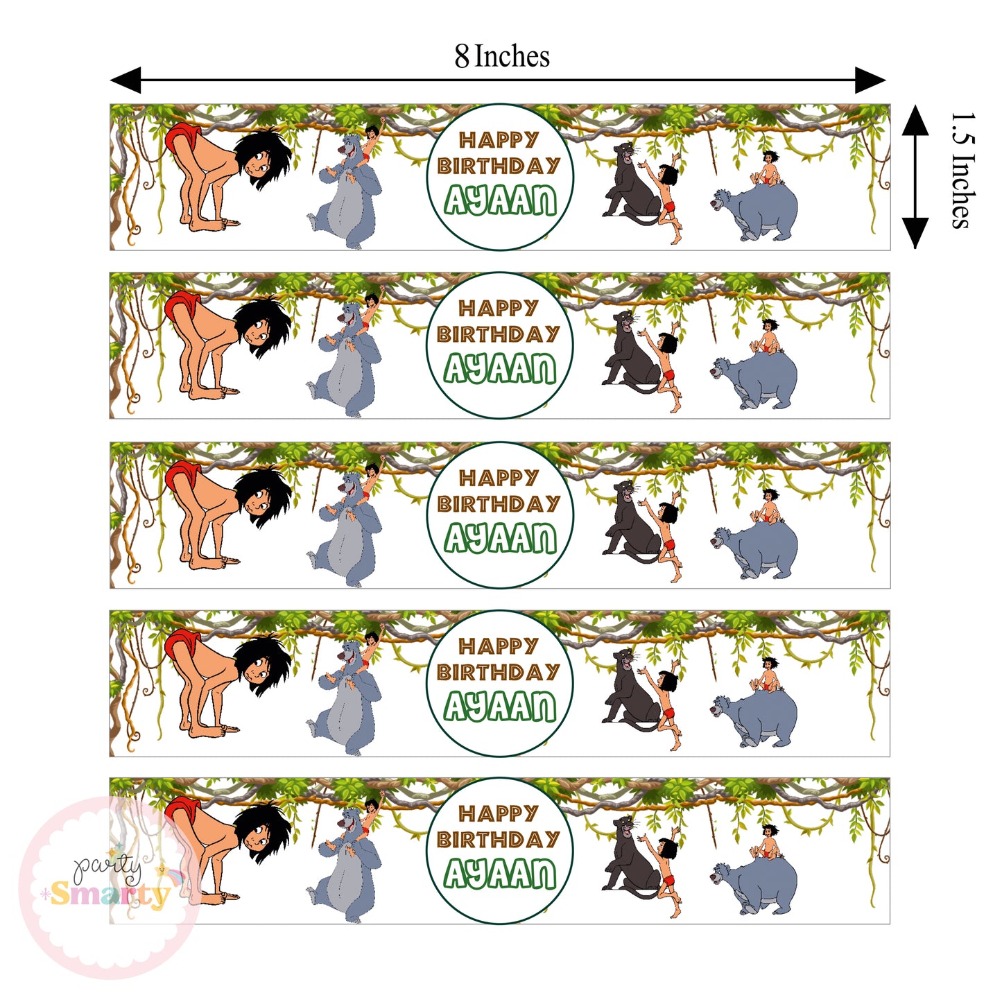 The Jungle Book Wrist Bands - Set of 10