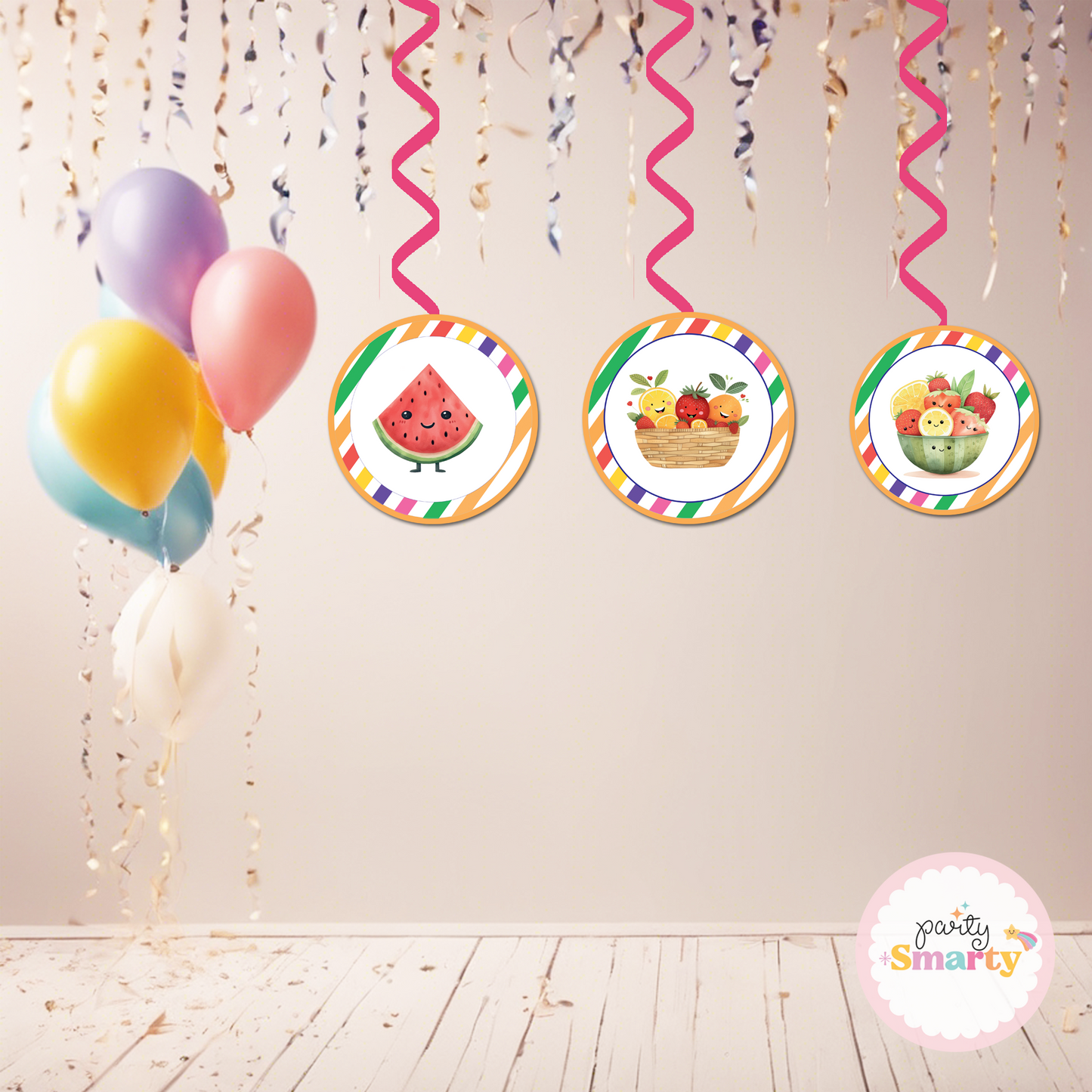 Tooty Fruity Danglers - Set of 6