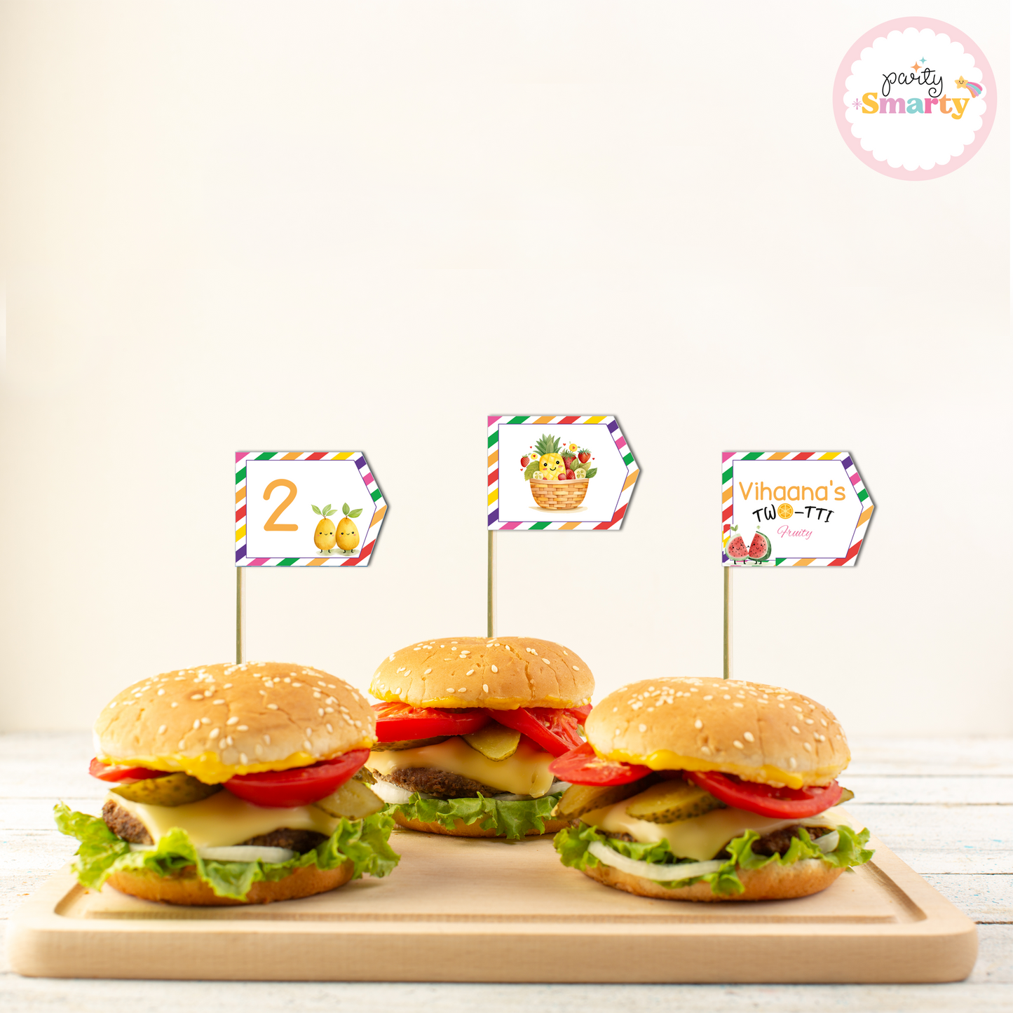 Tooty Fruity Flag Picks - Set of 10