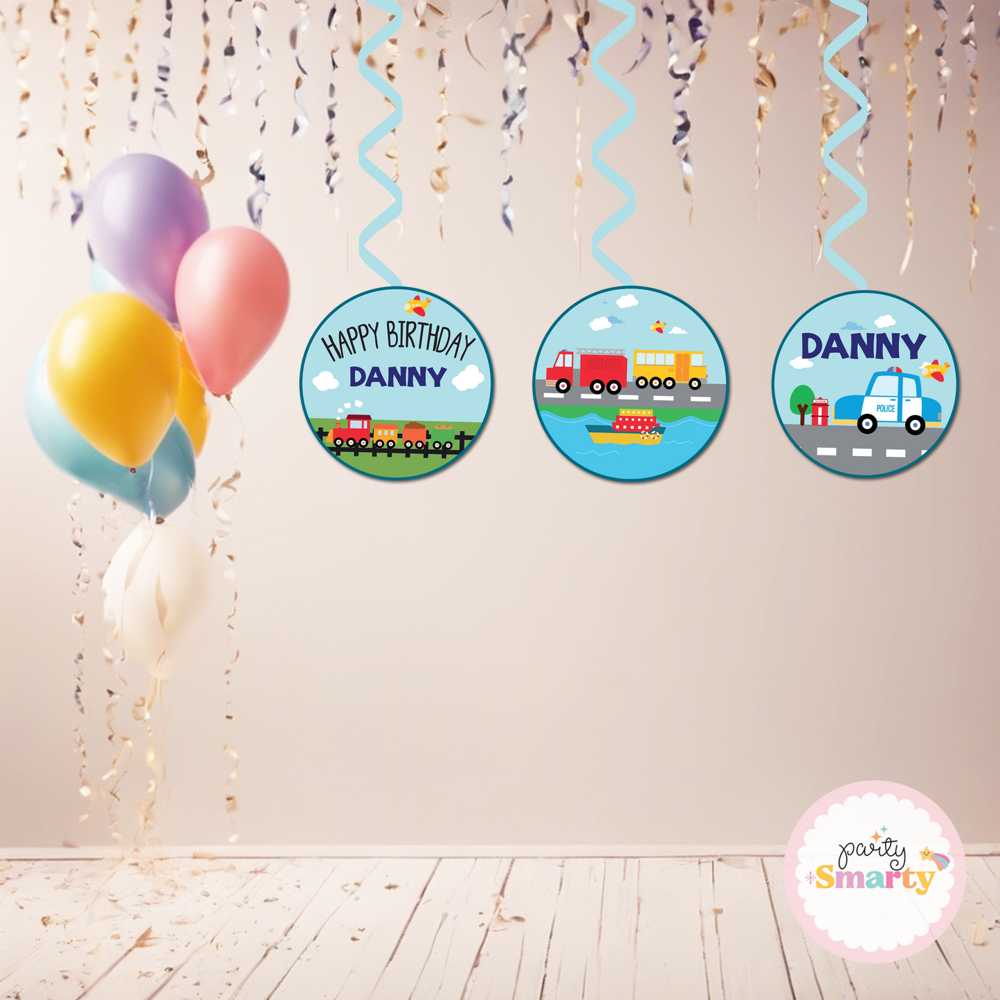 Transport Danglers - Set of 6