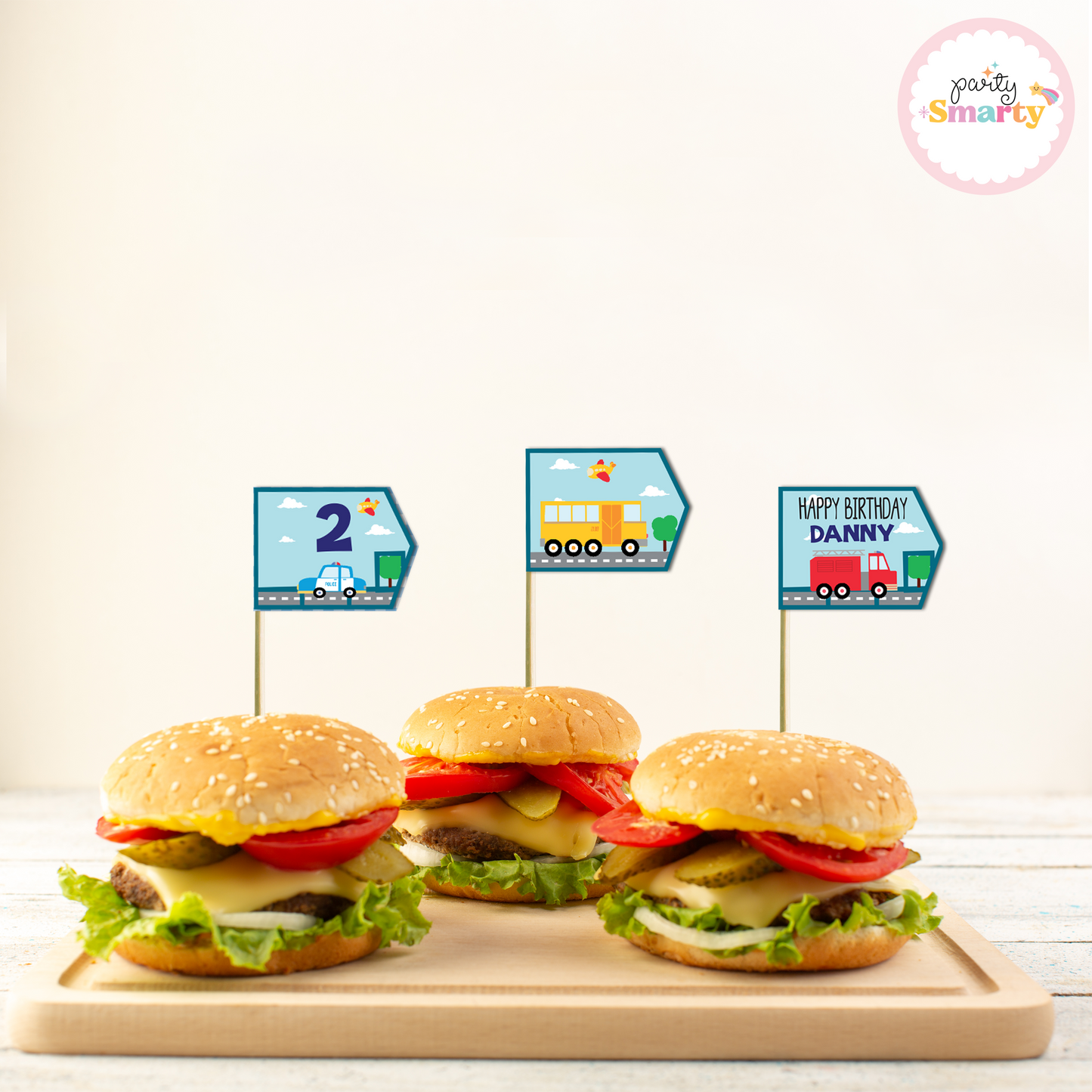 Transport Flag Picks - Set of 10