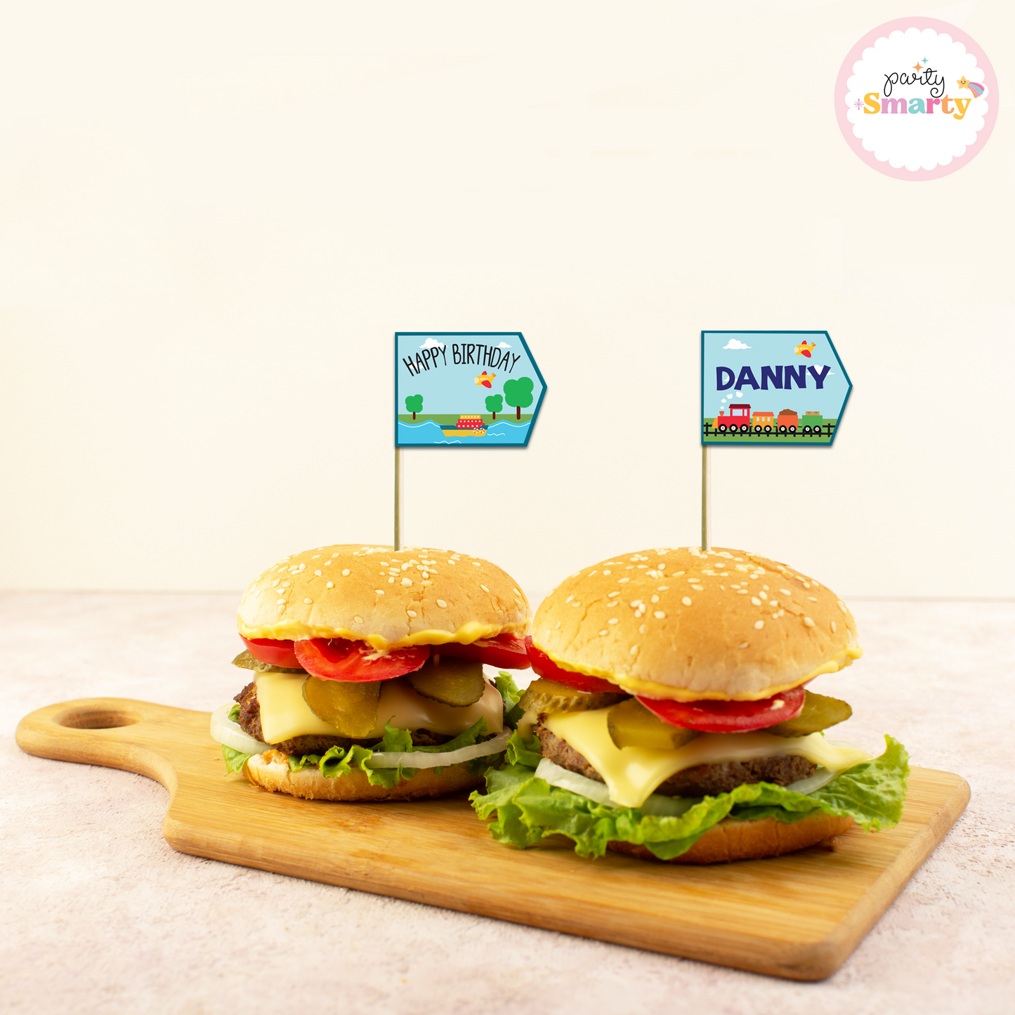 Transport Flag Picks - Set of 10