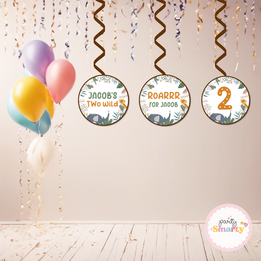 Two Wild Danglers - Set of 6