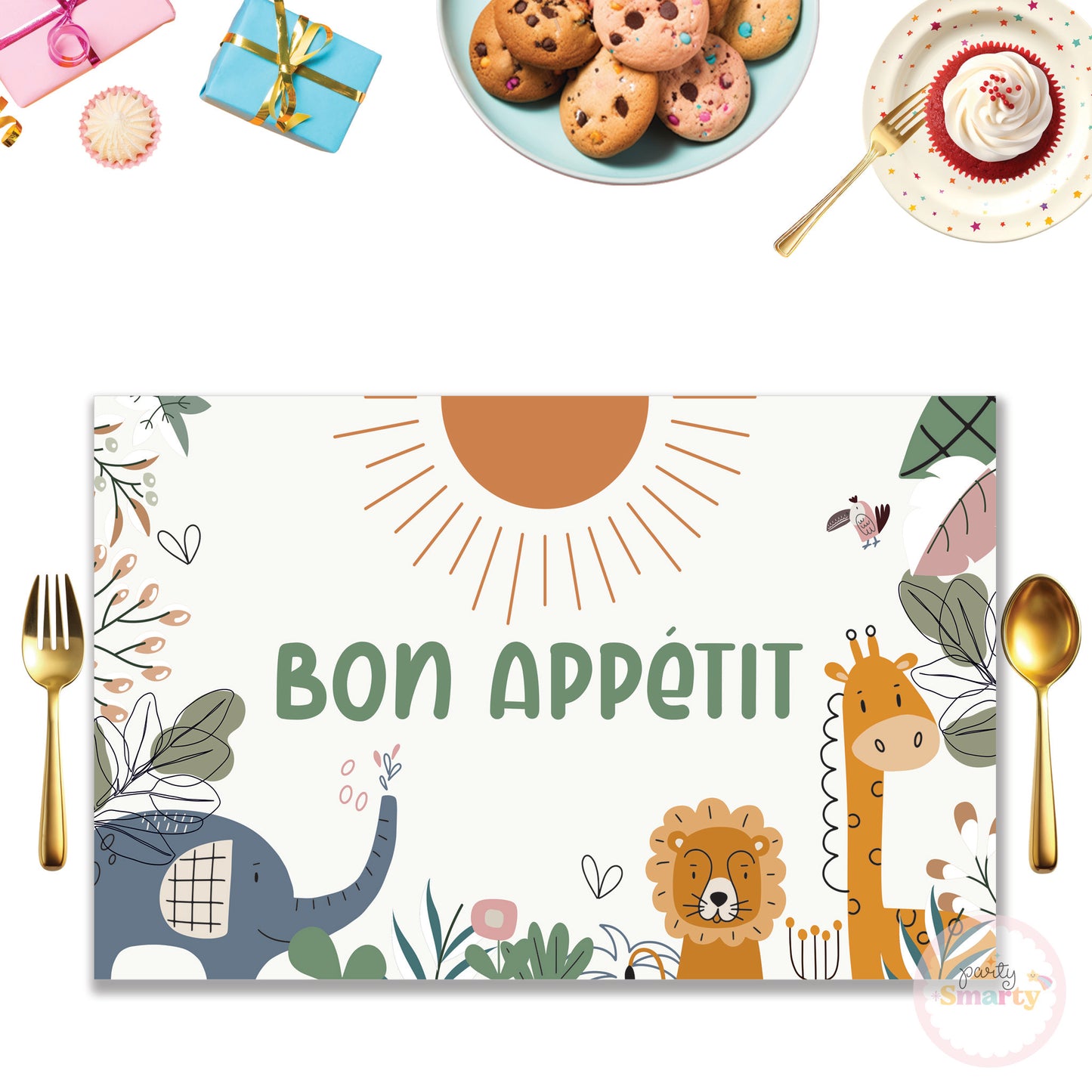 Two Wild Table Mats - Set of 6