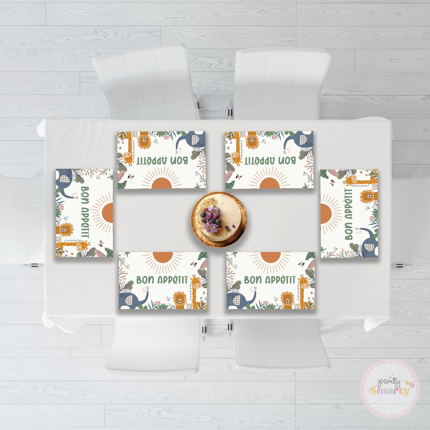 Two Wild Table Mats - Set of 6