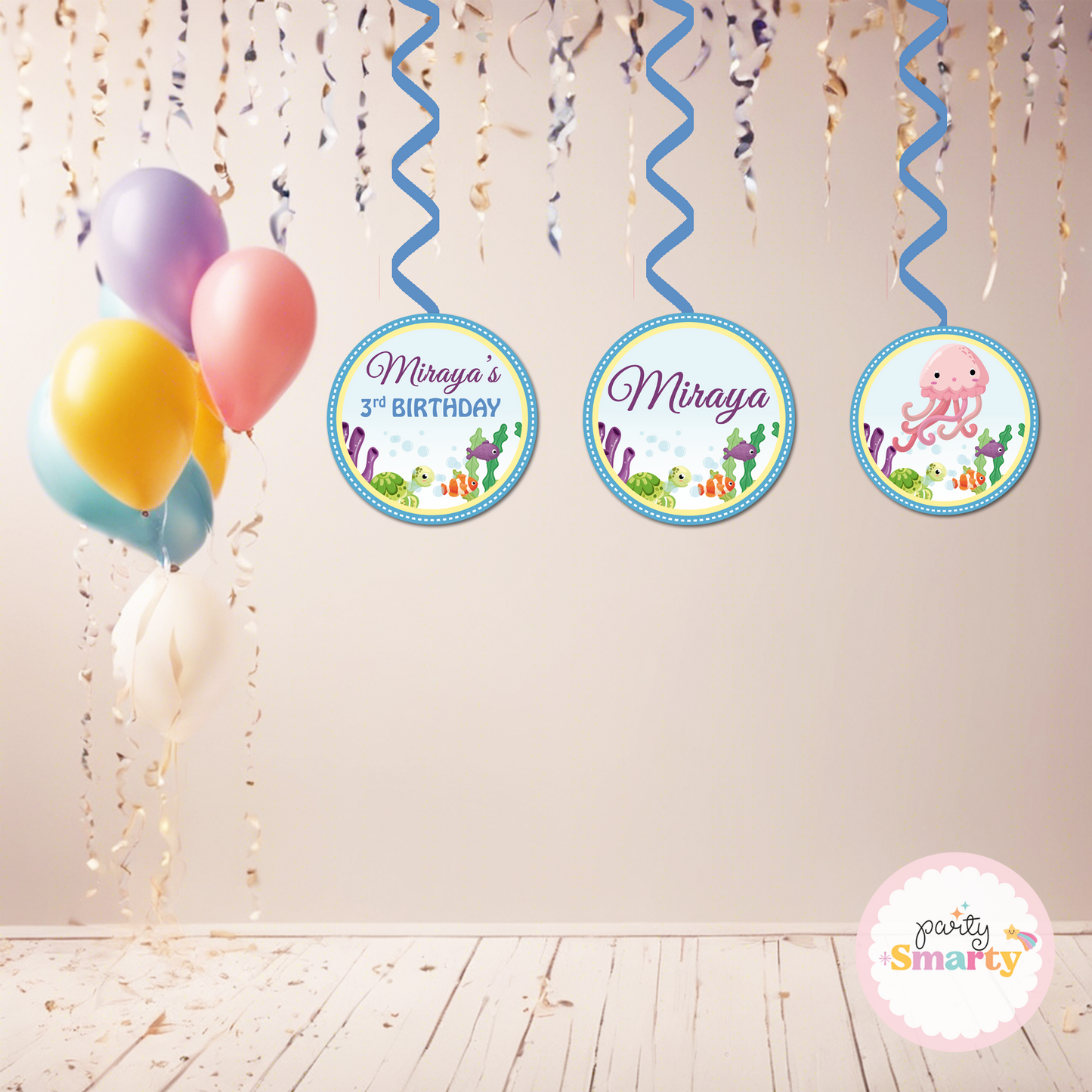 Under the sea Danglers - Set of 6